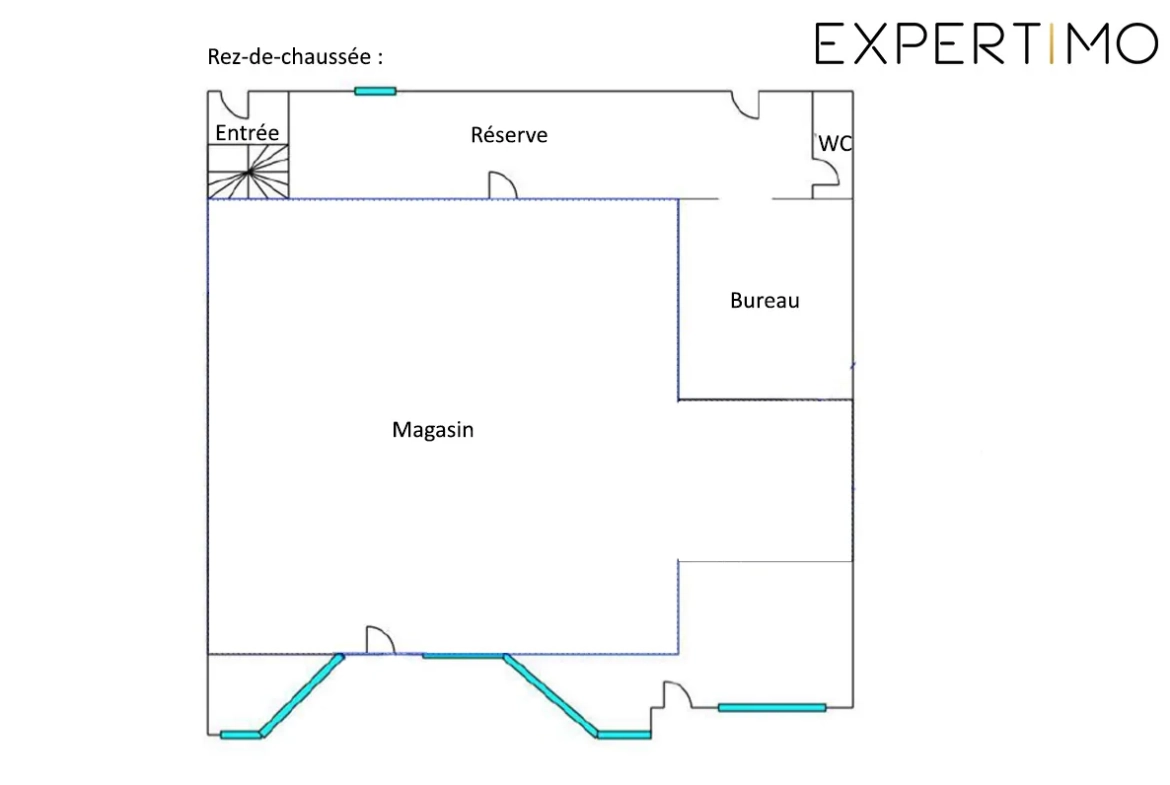 Ancien local commercial à Saint Eloy-les-Mines avec possibilités d’aménagement – Prix attractif 