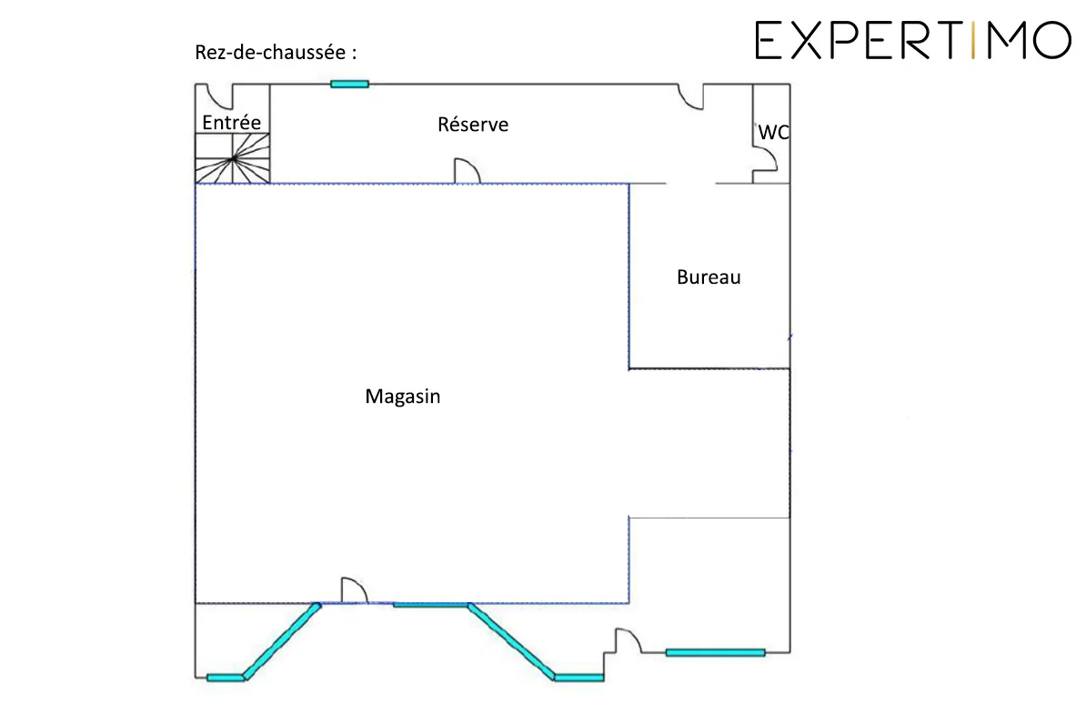 Ancien local commercial à Saint Eloy-les-Mines avec possibilités d’aménagement – Prix attractif 