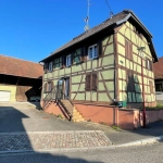 Charmante maison alsacienne avec dépendance et jardin ensoleillé à Galfingue