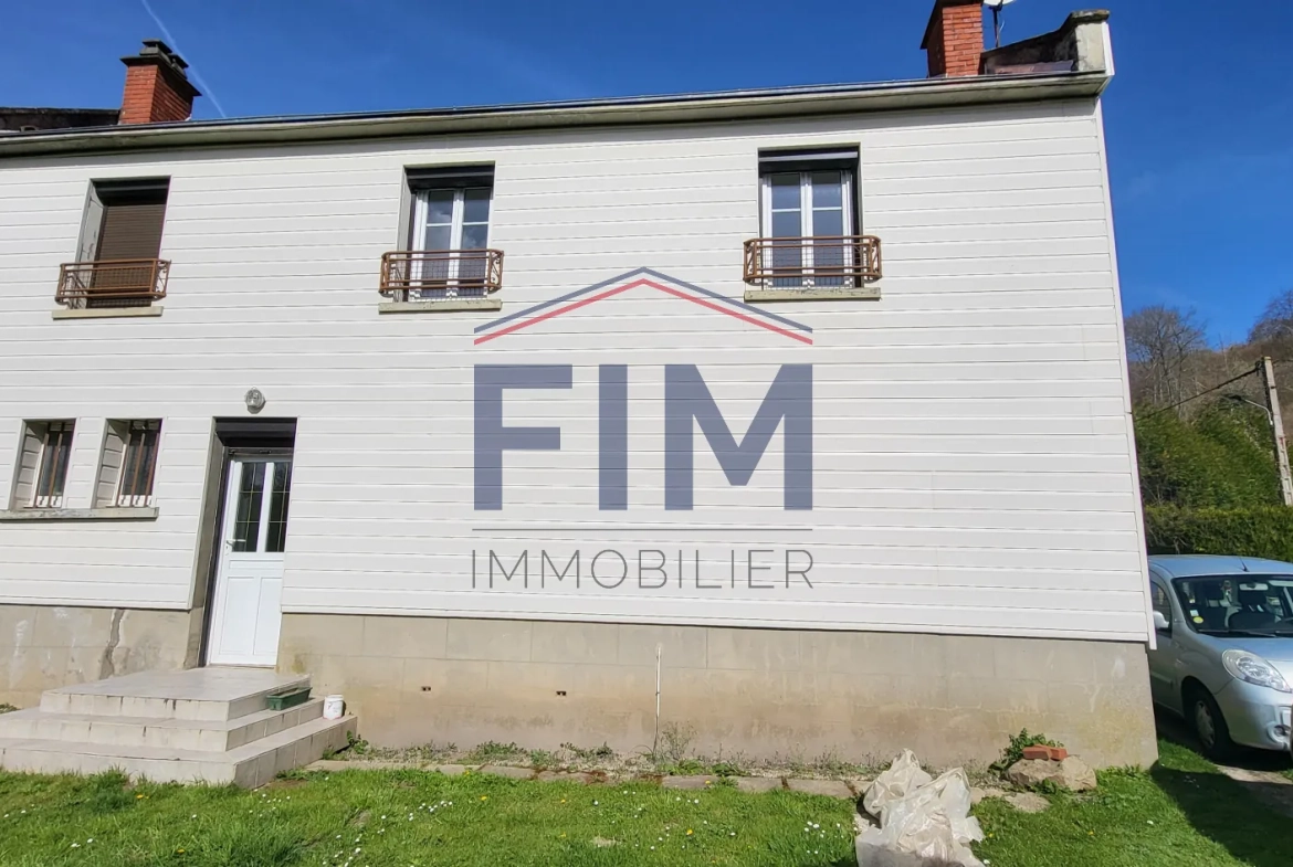 Maison lumineuse de 97 m² proche Dieppe avec 3 chambres et terrain clos 