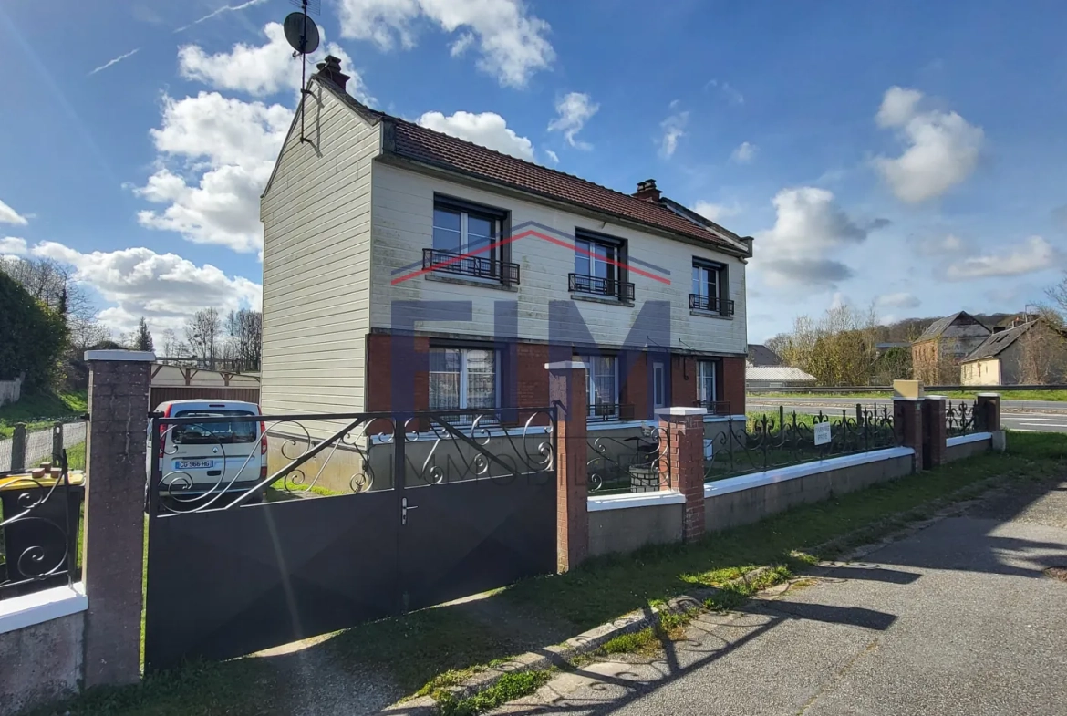Maison lumineuse de 97 m² proche Dieppe avec 3 chambres et terrain clos 