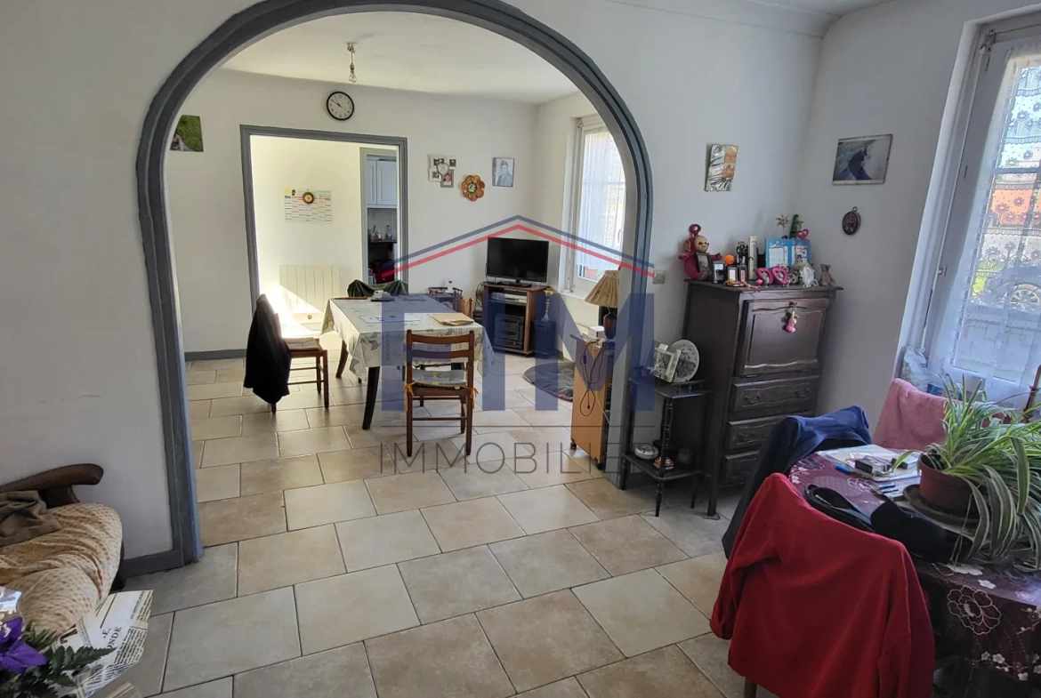 Maison lumineuse de 97 m² proche Dieppe avec 3 chambres et terrain clos 