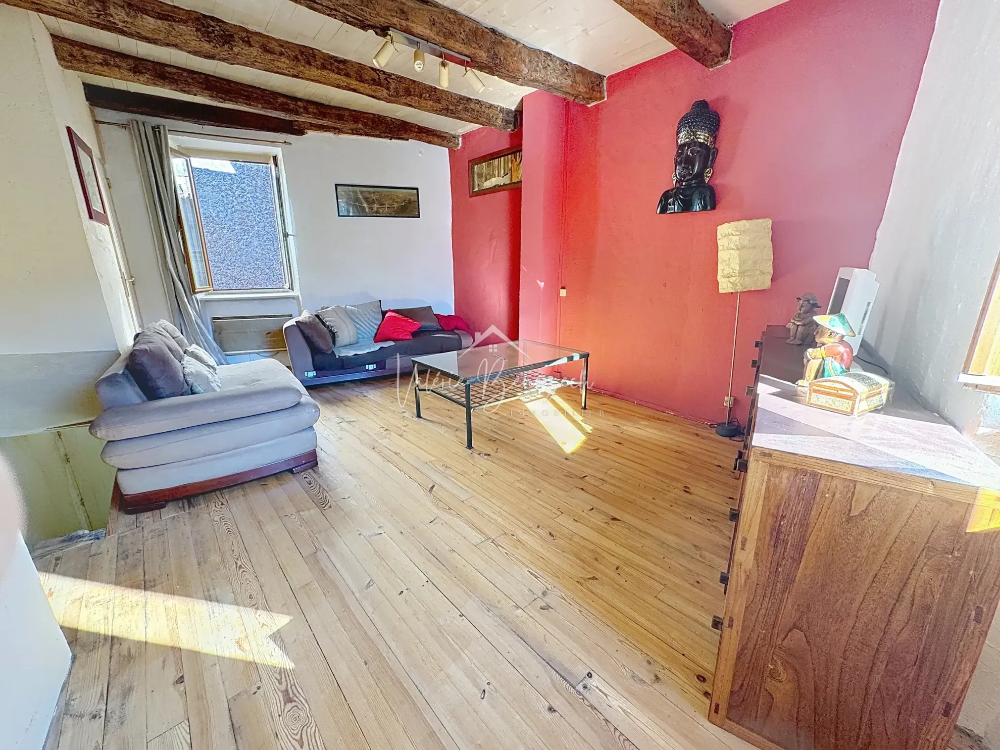 Maison en pierres avec terrasse et vue dégagée à Saint-Sernin-sur-Rance - 3 pièces 