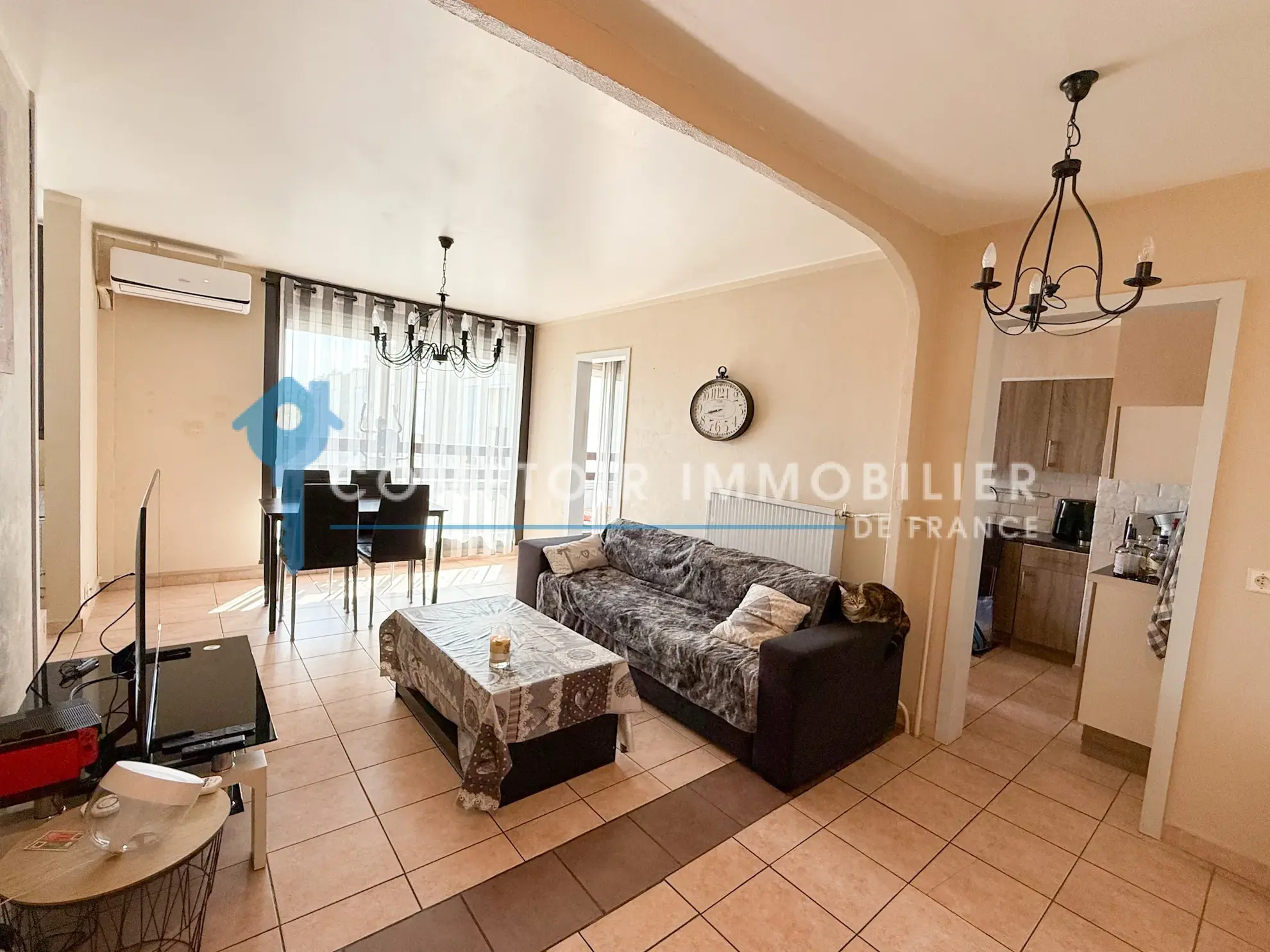 Appartement T3 lumineux avec balcons à Istres – Dernier étage avec ascenseur 