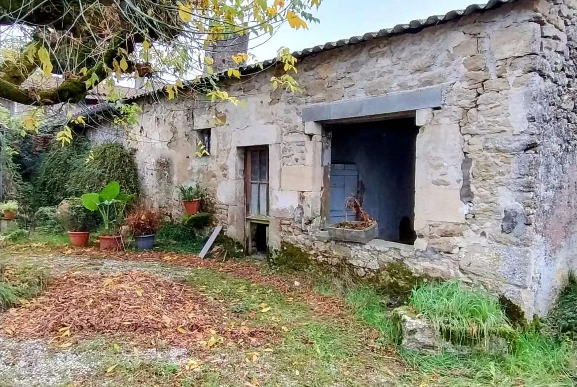 Charmante maison de village avec jardin et dépendances à Soussac, Gironde 
