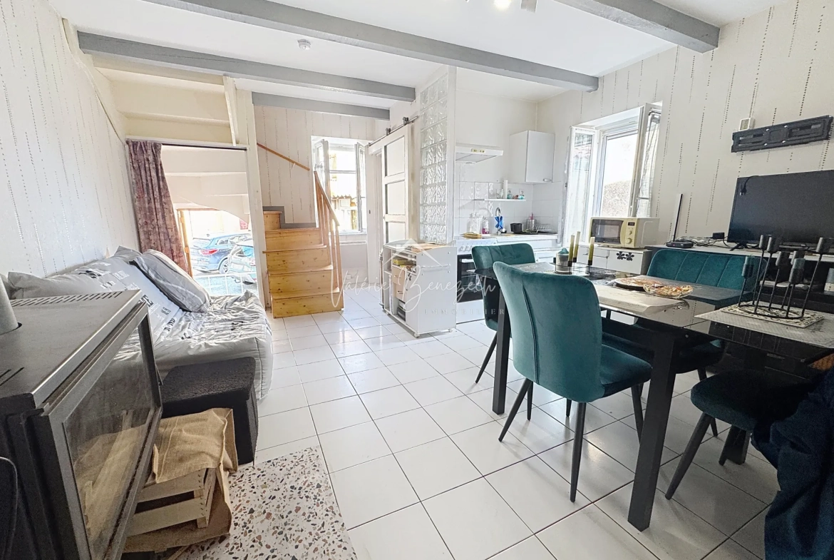 Maison de village en pierres à Saint-Félix-de-Sorgues - 41,70 m² 