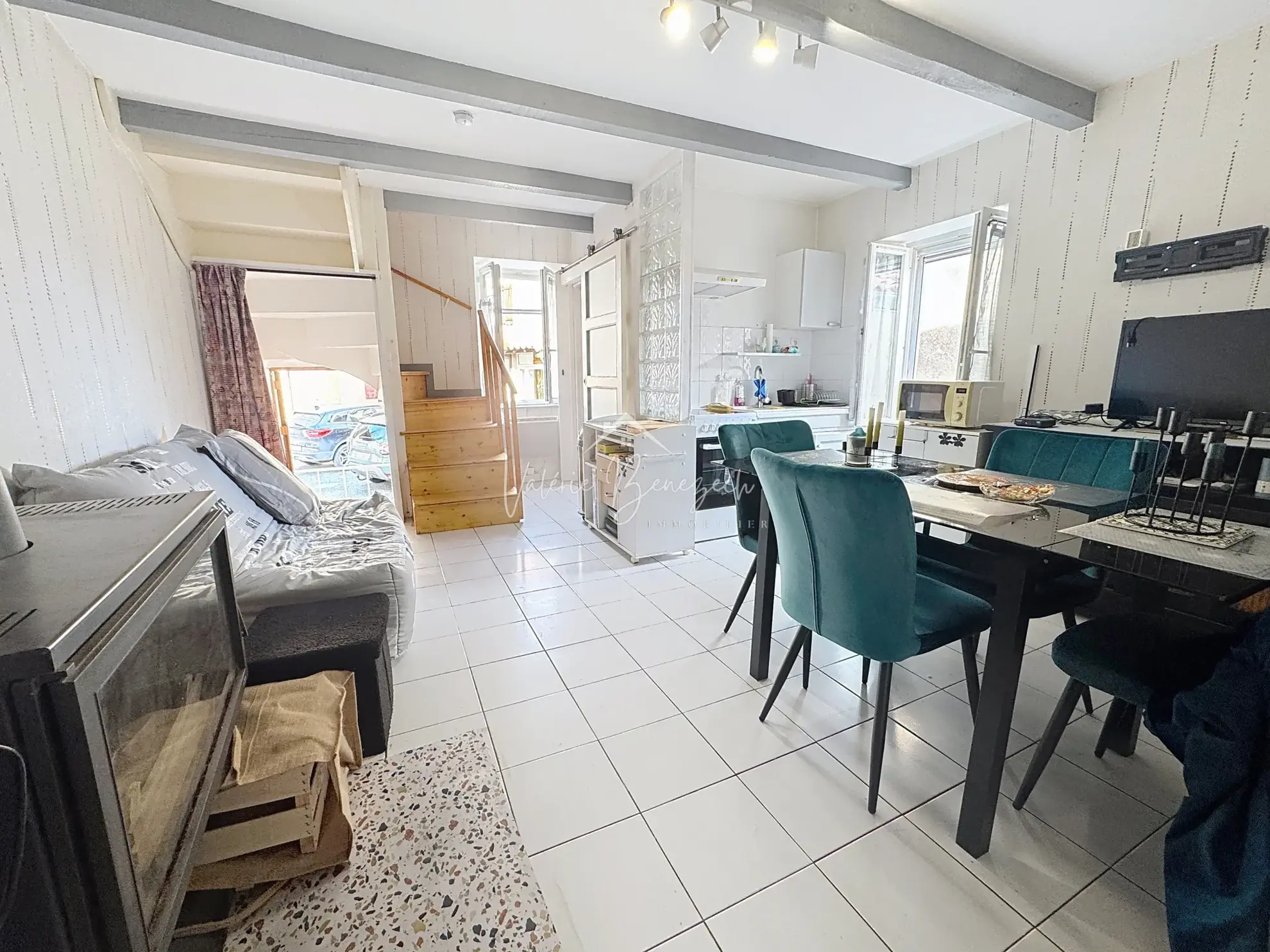 Maison de village en pierres à Saint-Félix-de-Sorgues - 41,70 m² 