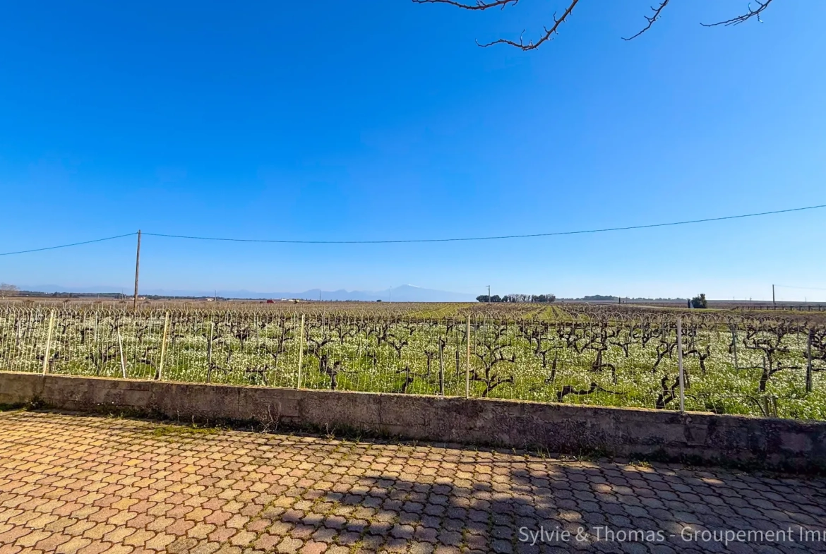 Maison à rénover de 91 m² avec vue sur le Mont Ventoux à Orange 