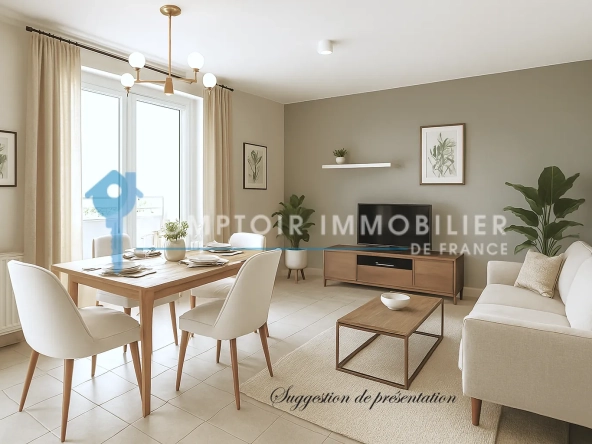 A vendre T3 récent avec terrasse sud à Saint-Martin-d'Hères - Excellent état 