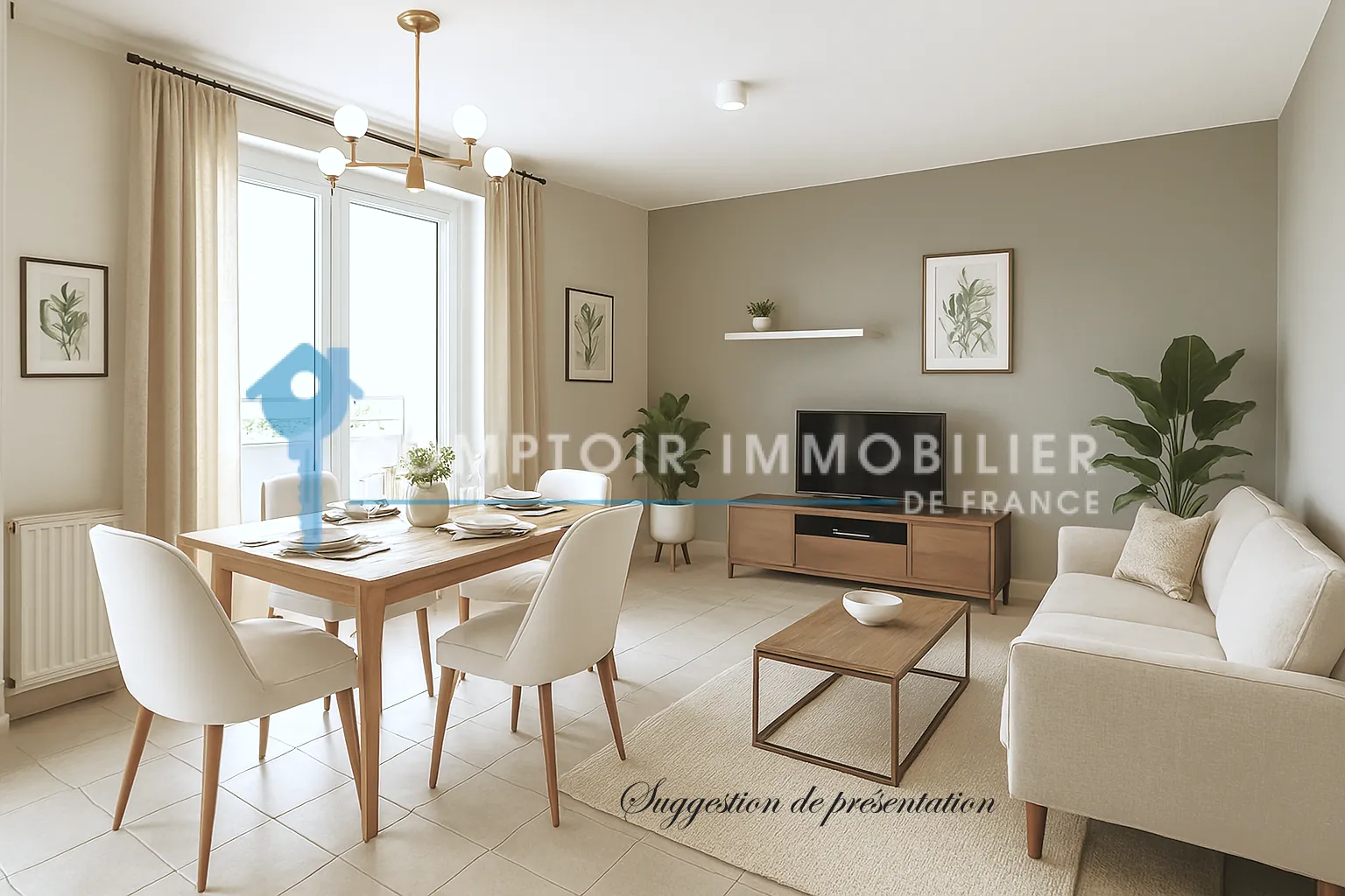 A vendre T3 récent avec terrasse sud à Saint-Martin-d'Hères - Excellent état 