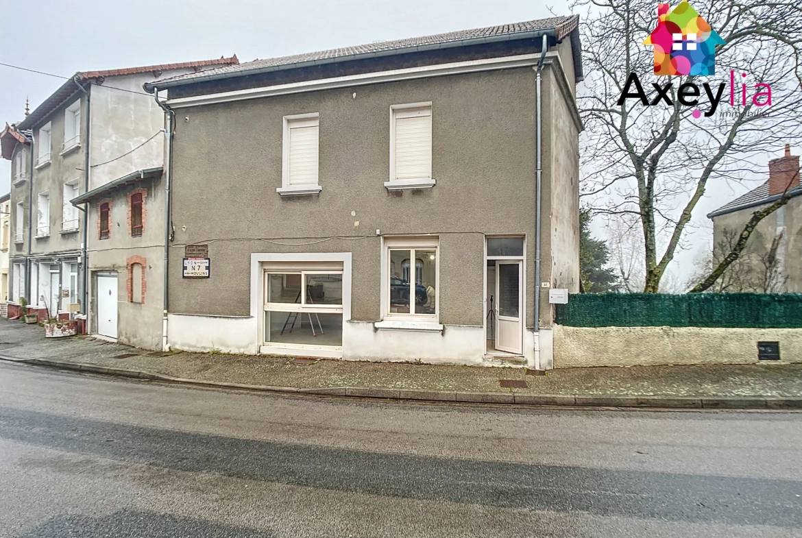 Maison de village avec 2 chambres à Saint-Martin d'Estreaux - Achat immobilier 