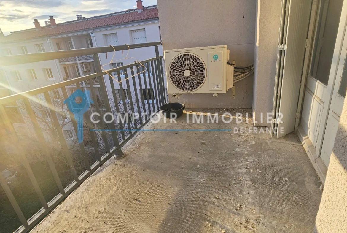 Appartement T3 lumineux avec balcon et cave à Montpellier – Dernier étage 