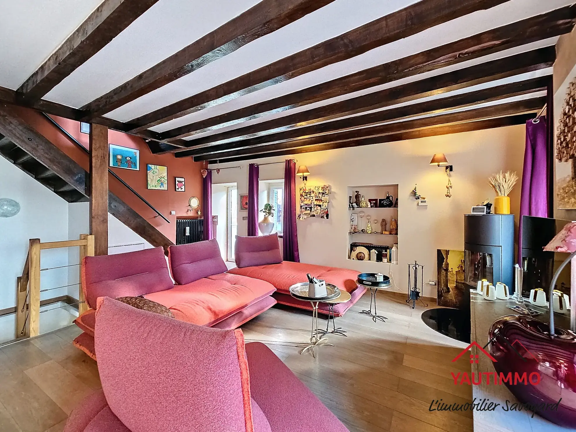 Maison rénovée de 100 m² au centre de Douvaine avec forte rentabilité 