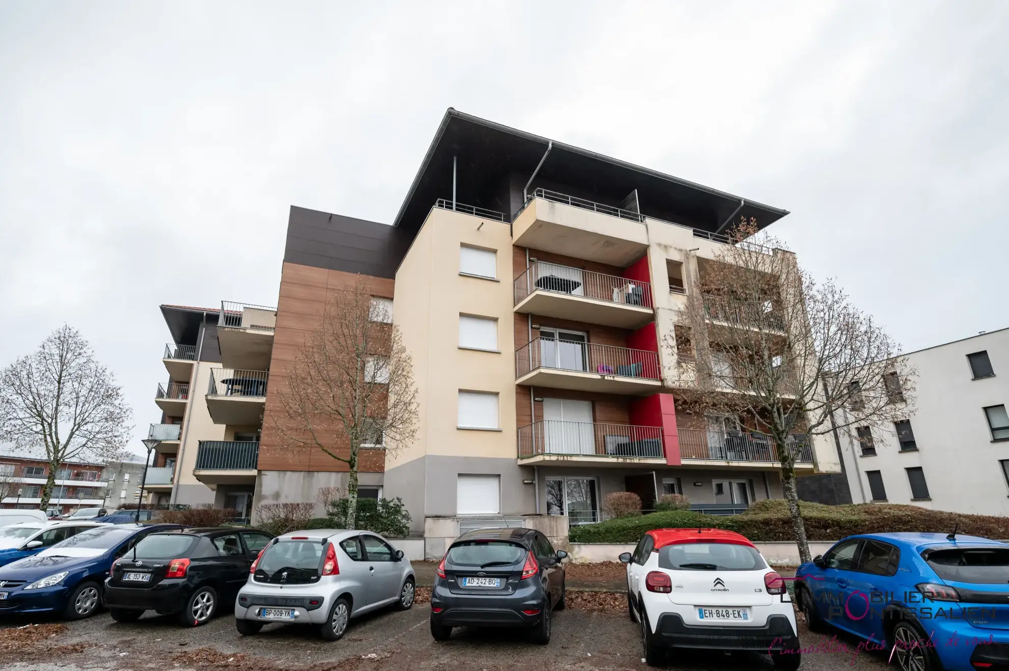 Appartement 3 pièces avec 2 terrasses, garage à Pontarlier 