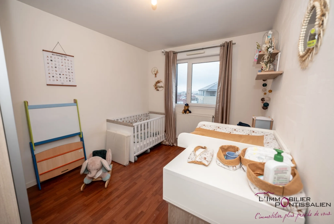 Appartement 3 pièces avec 2 terrasses, garage à Pontarlier 
