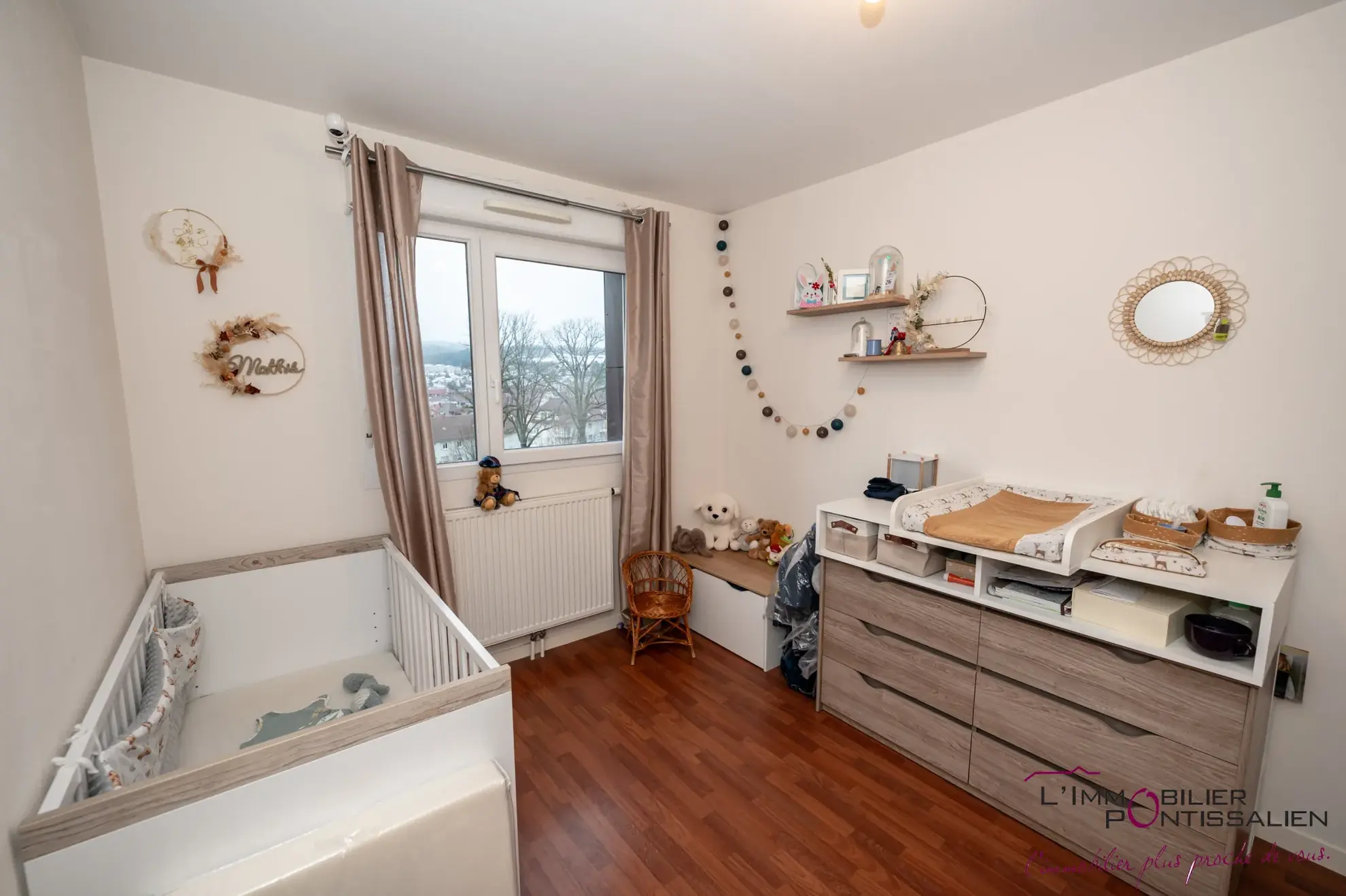 Appartement 3 pièces avec 2 terrasses, garage à Pontarlier 