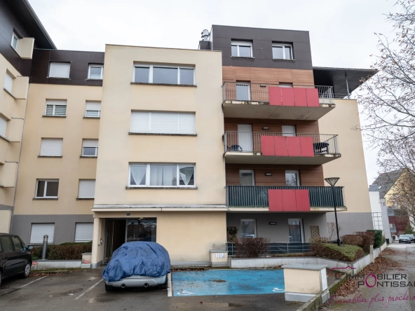 Appartement 3 pièces avec 2 terrasses, garage à Pontarlier 