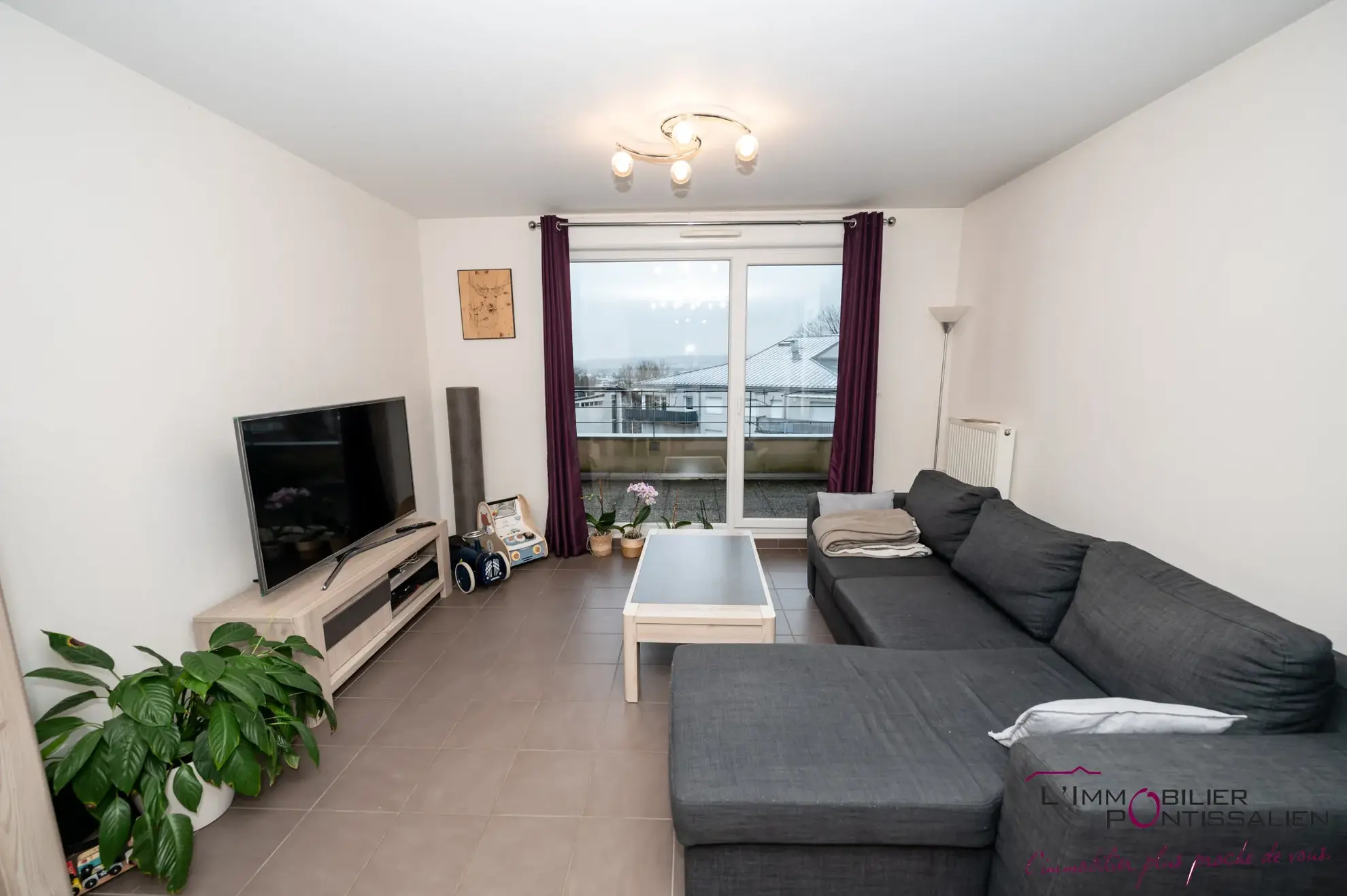 Appartement 3 pièces avec 2 terrasses, garage à Pontarlier 