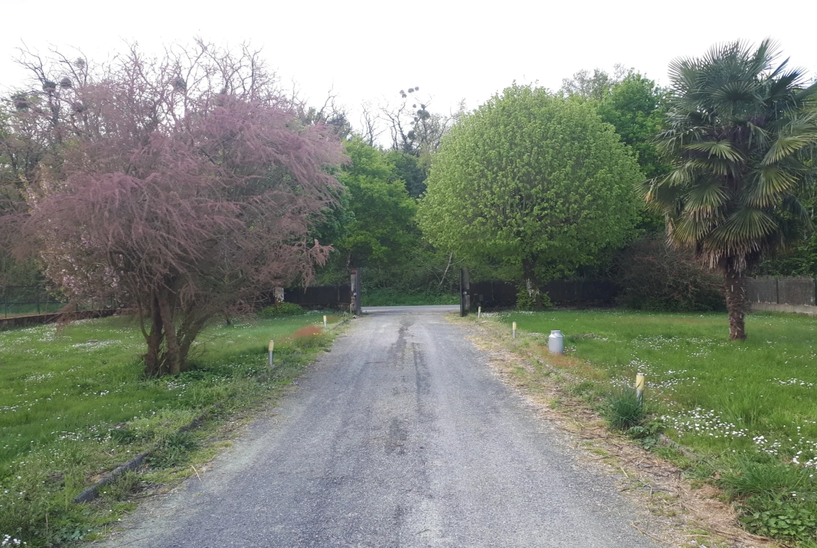 Magnifique propriété avec étang, jardin arboré et dépendances à Les Ormes 