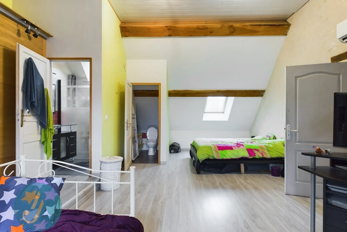 Maison 4 chambres avec terrain et dépendances au calme à Narcy 
