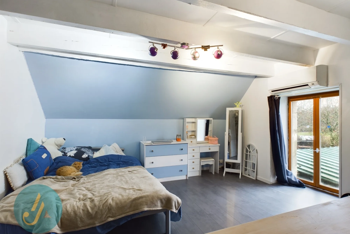 Maison 4 chambres avec terrain et dépendances au calme à Narcy 