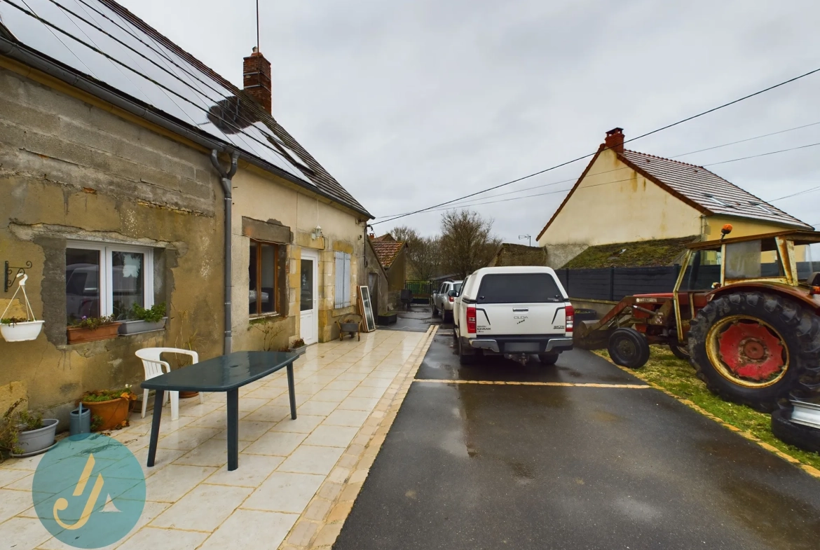 Maison 4 chambres avec terrain et dépendances au calme à Narcy 