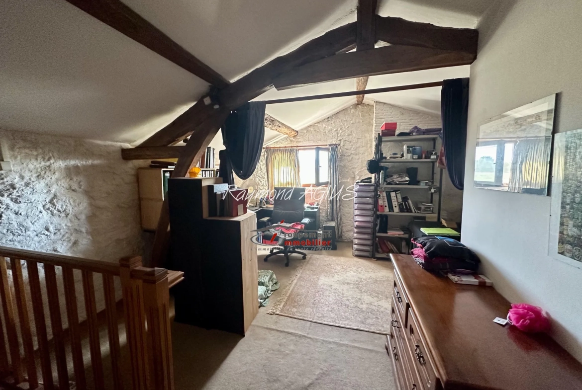 Charmante maison en pierre avec 6 chambres proche de Saint-Foy-la-Grande 