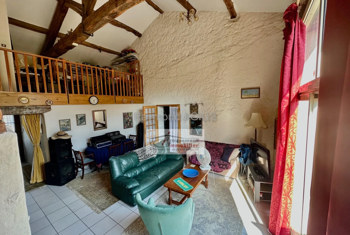 Charmante maison en pierre avec 6 chambres proche de Saint-Foy-la-Grande 