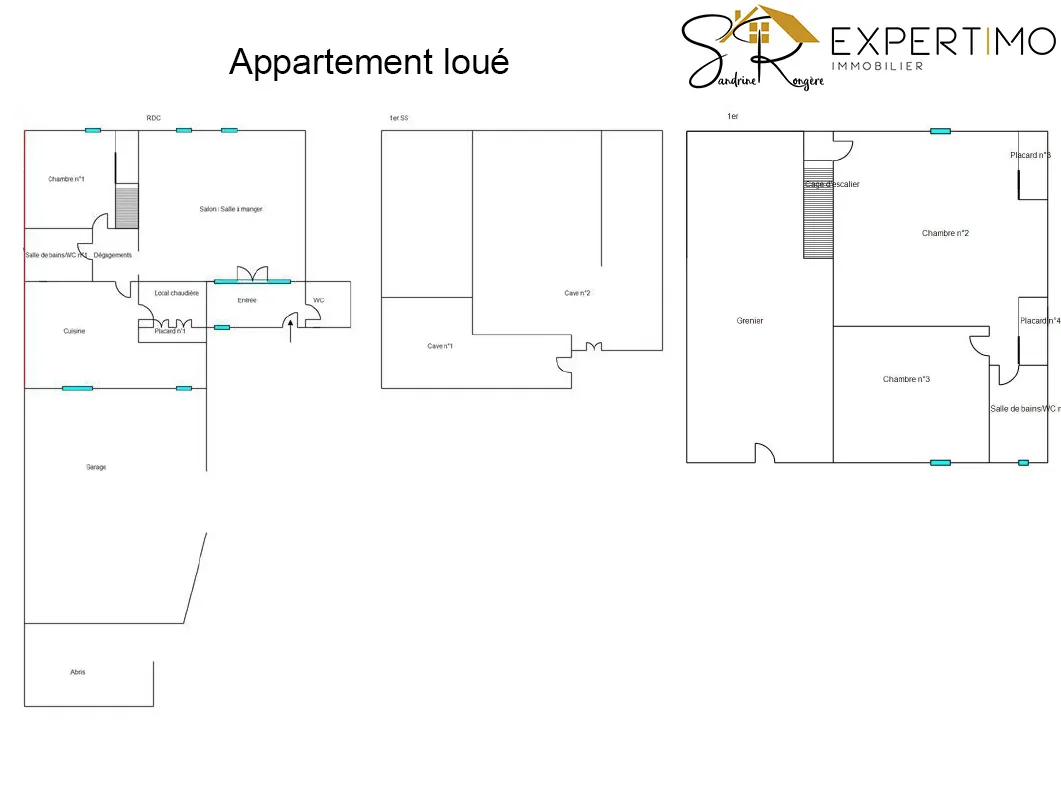 Maison avec deux appartements et dépendances à Saint Eloy-les-Mines 