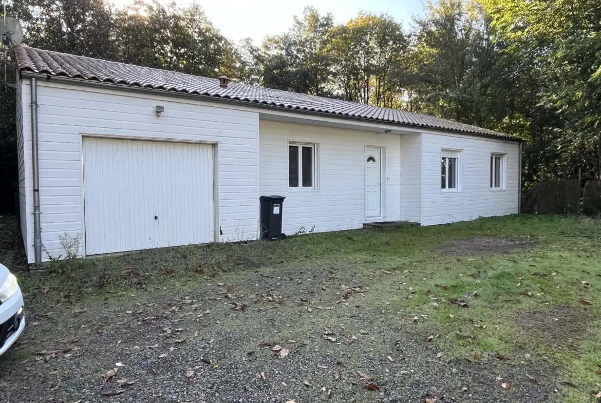 Maison de plain-pied à Thouars avec jardin et vue forestière 