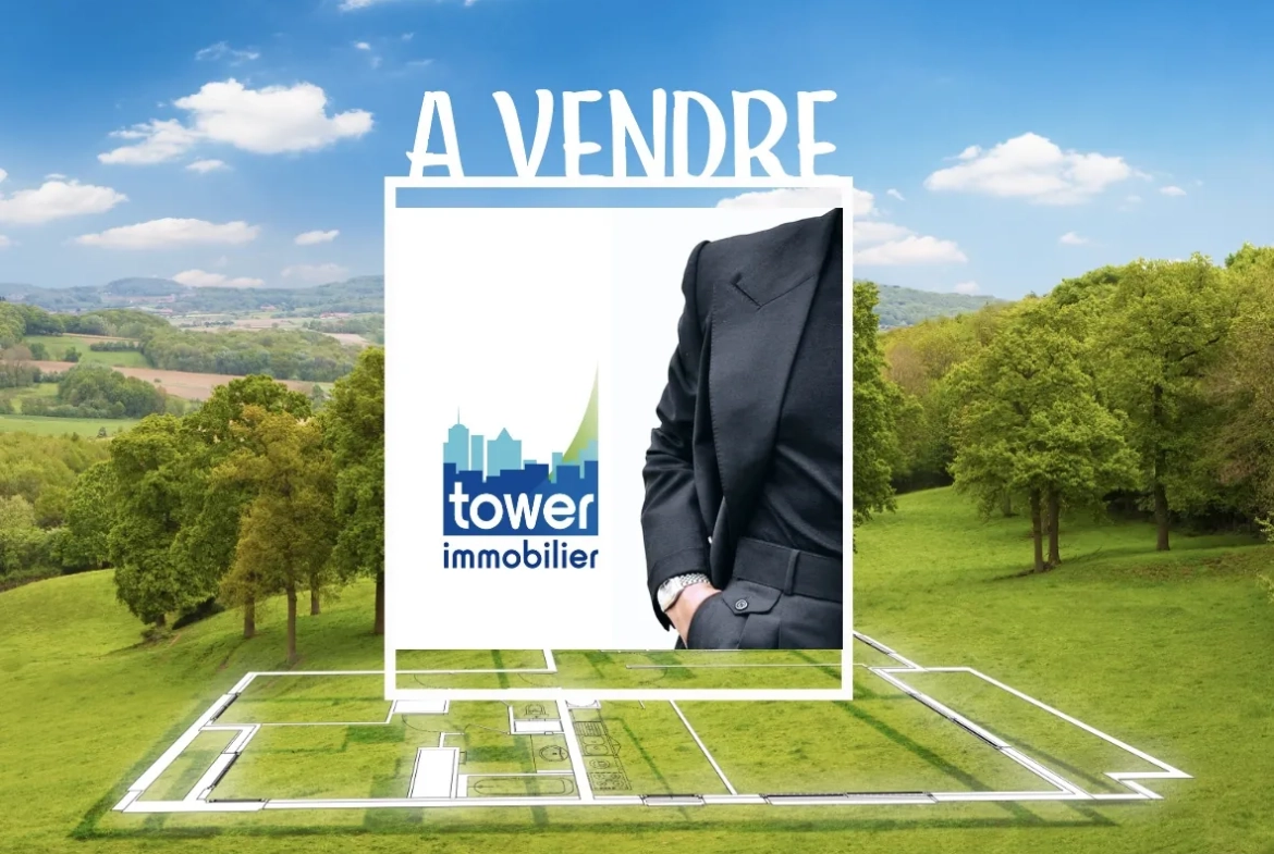 Terrain constructible à Montrabé de 855 m² dans un cadre résidentiel calme 