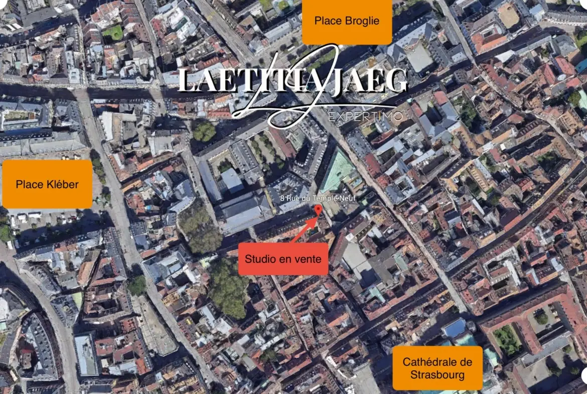 Studio en hyper-centre de Strasbourg idéal pour investissement ou étudiant 