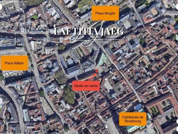 Studio en hyper-centre de Strasbourg idéal pour investissement ou étudiant 