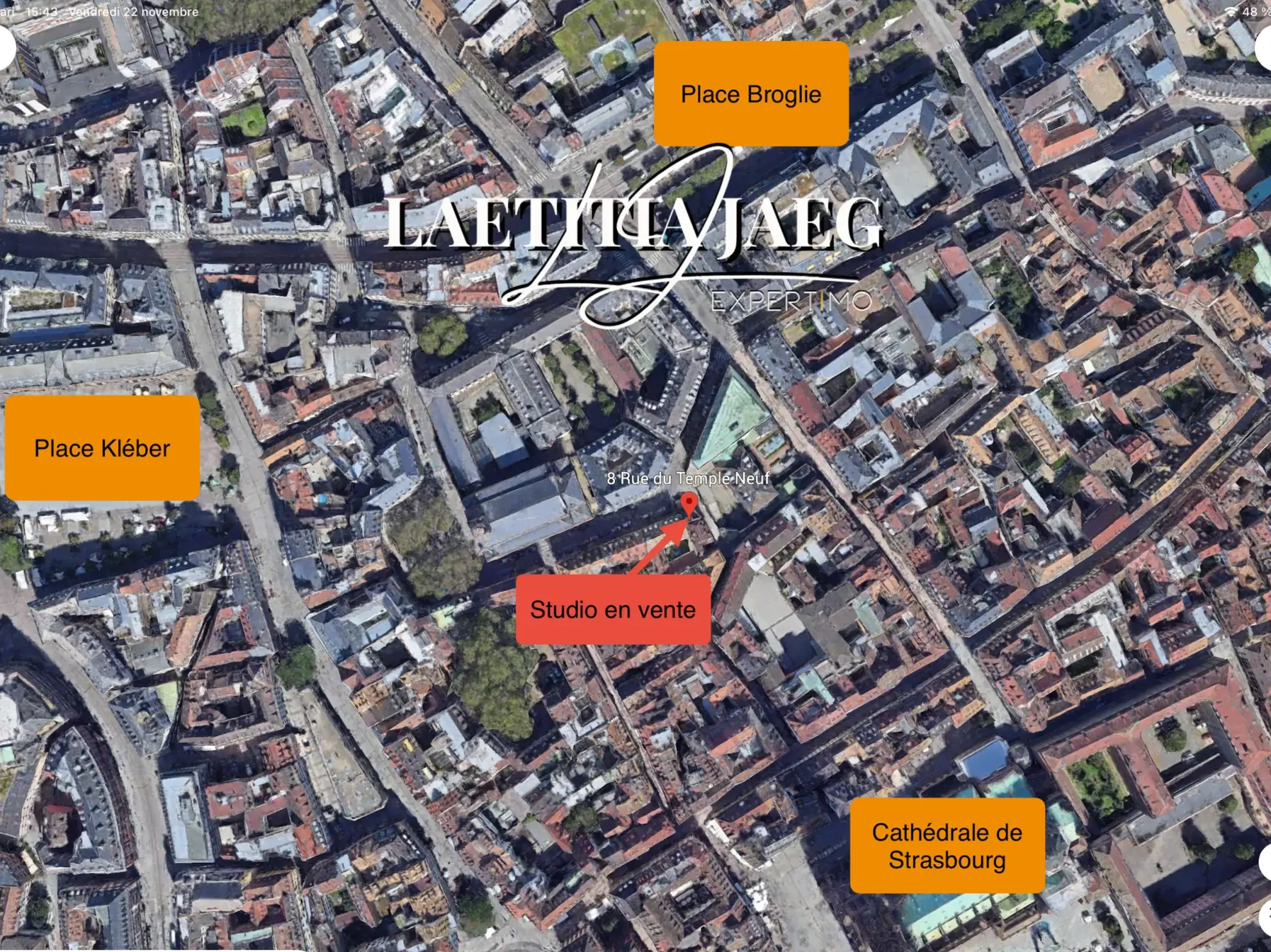 Studio en hyper-centre de Strasbourg idéal pour investissement ou étudiant 
