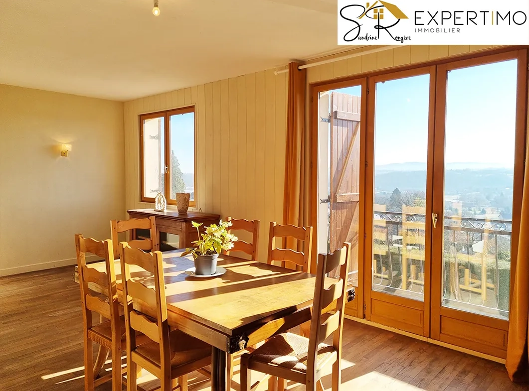 Maison 96 m² avec terrain de 1016 m² à Saint ELOY - Vue dégagée et confort moderne 