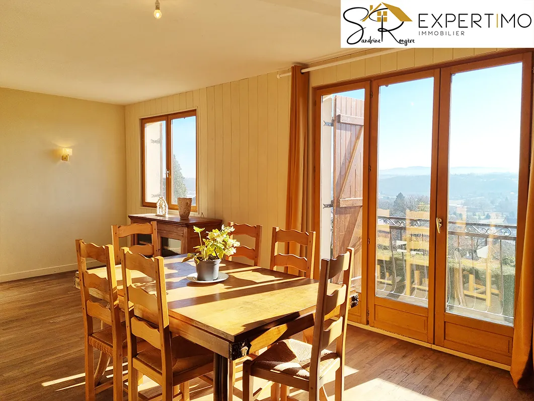 Maison 96 m² avec terrain de 1016 m² à Saint ELOY - Vue dégagée et confort moderne 