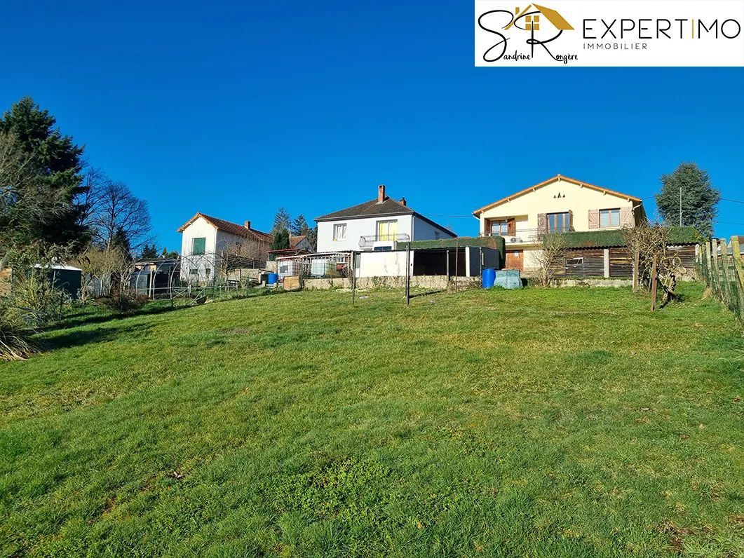 Maison 96 m² avec terrain de 1016 m² à Saint ELOY - Vue dégagée et confort moderne 