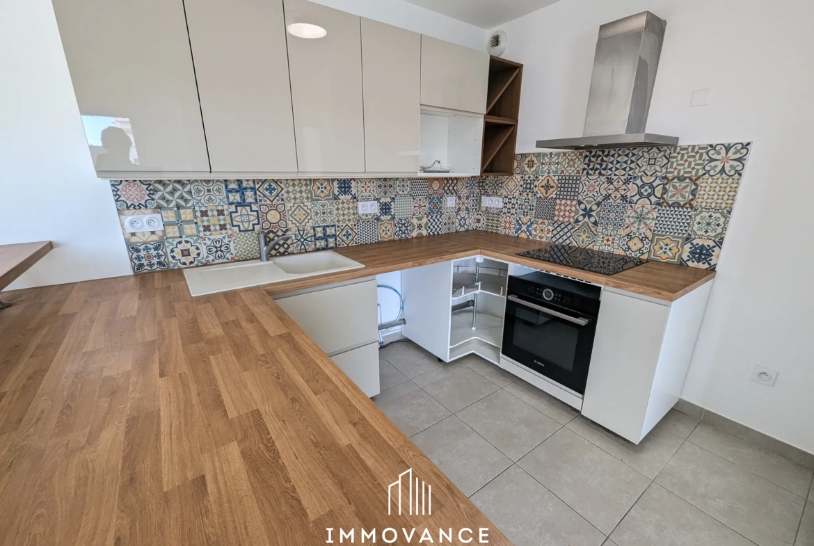 Appartement T3 avec terrasse et garage à Clapiers, résidence récente 