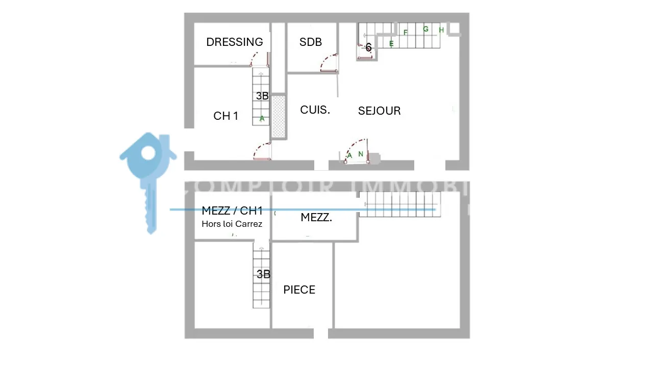 Appartement T2/T3 rénové au cœur de Nîmes - Investissement ou résidence principale 
