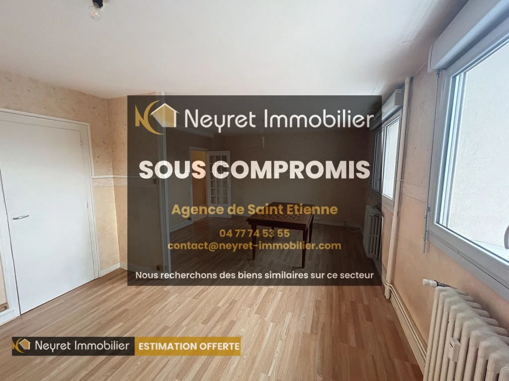 Appartement T4 avec cave et stationnement à Saint-Chamond
