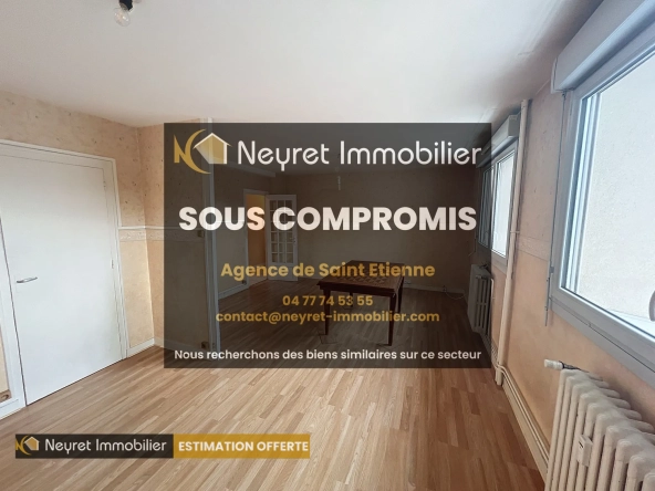 Appartement T4 avec cave et stationnement à Saint-Chamond