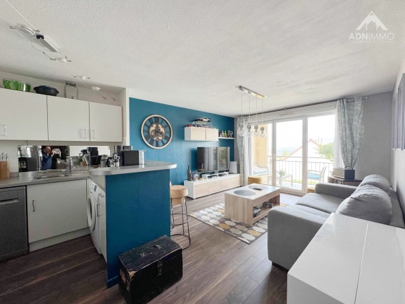 Appartement 3 pièces de 53 m² à Collonges avec balcon en vente