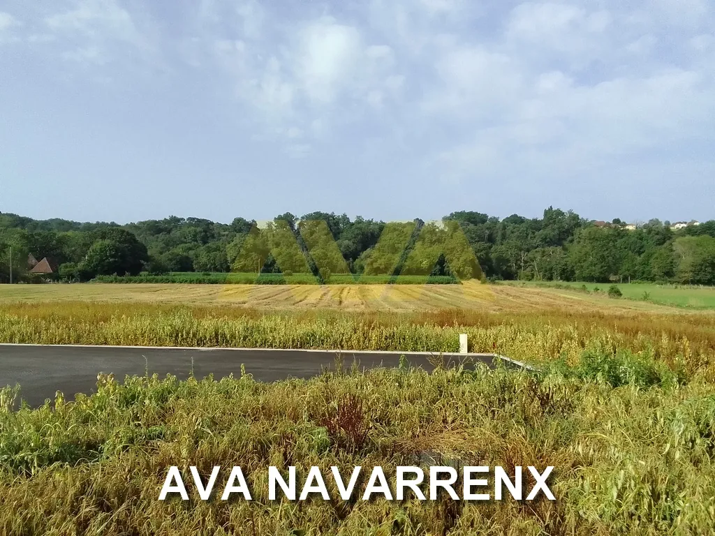 Terrain constructible de 1306 m² à vendre proches de Navarrenx 