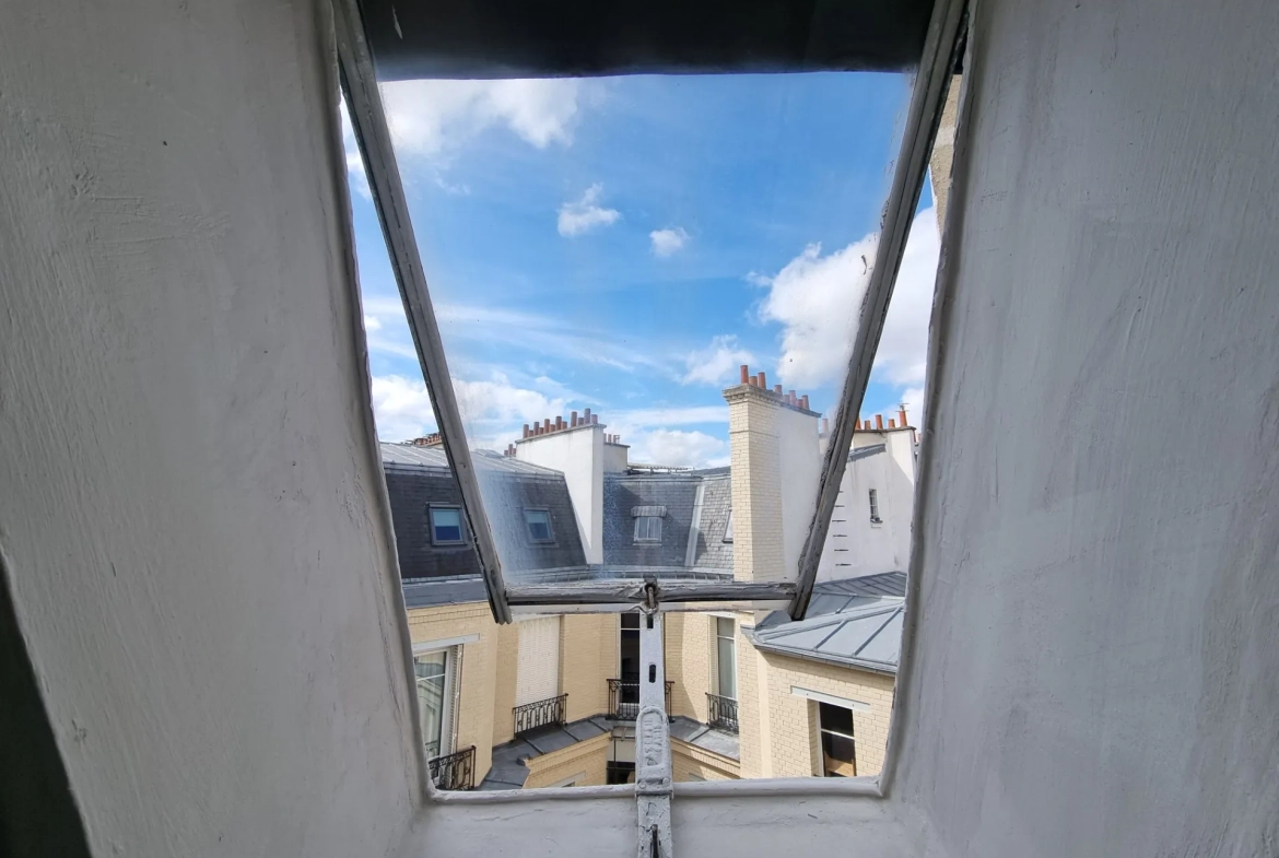 Studette lumineuse de 9,24 m² dans le 5ème arrondissement de Paris, parfait pied-à-terre ou logement étudiant 