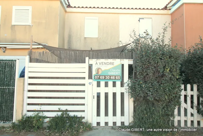 Maison de plage T3 avec jardin et stationnement à Frontignan-plage 