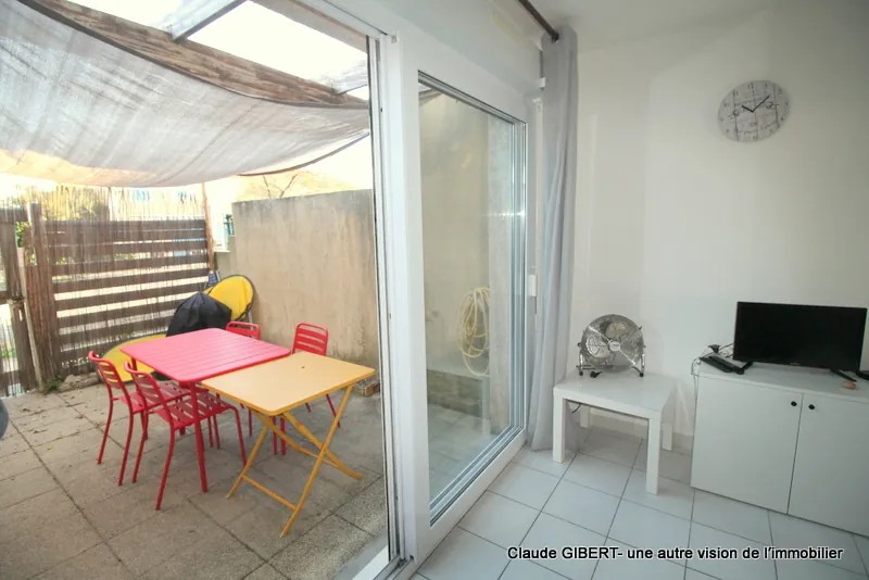 Maison de plage T3 avec jardin et stationnement à Frontignan-plage 
