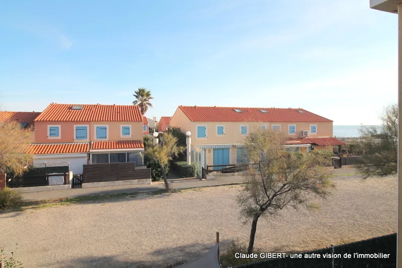 Maison de plage T3 avec jardin et stationnement à Frontignan-plage 