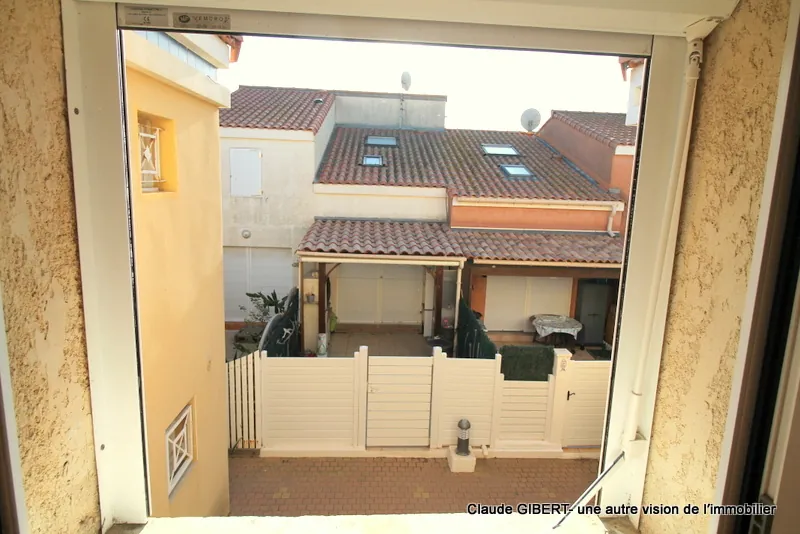 Maison de plage T3 avec jardin et stationnement à Frontignan-plage 