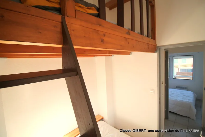 Maison de plage T3 avec jardin et stationnement à Frontignan-plage 