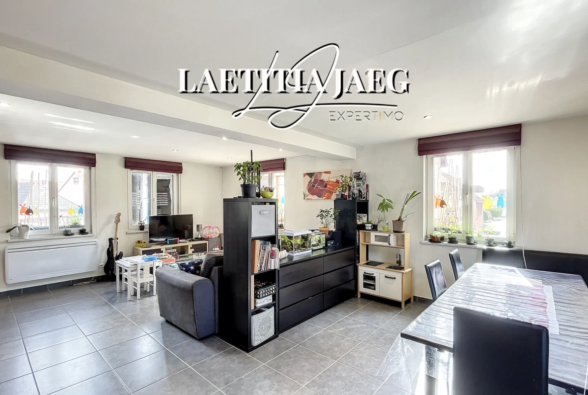 Appartement T4 de 133 m² avec combles aménageables à Gerstheim 